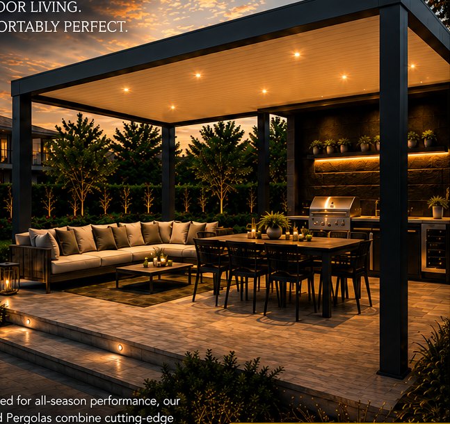 Insulated Ozzy Backyards pergola