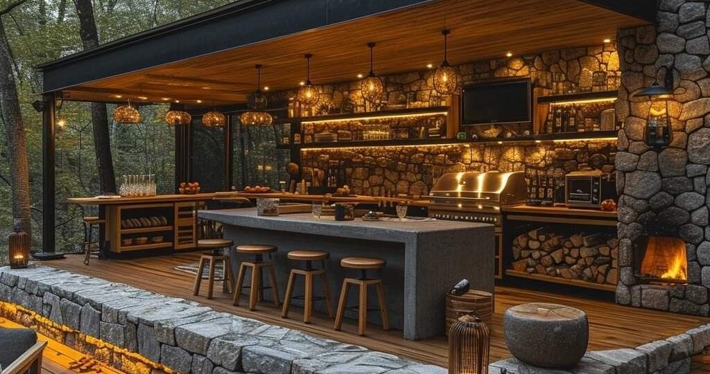 outdoor kitchen installation in Sydney